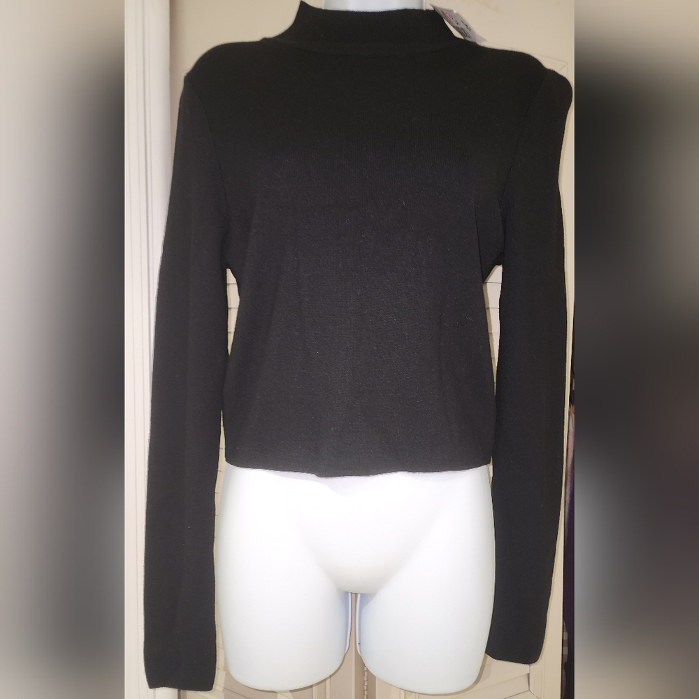 Forever 21 Black Long Sleeve Top